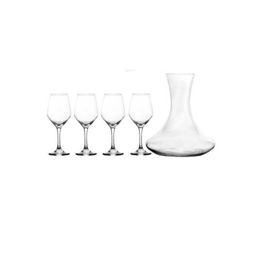 S5 DECANTER WITH 4 STEMWARE