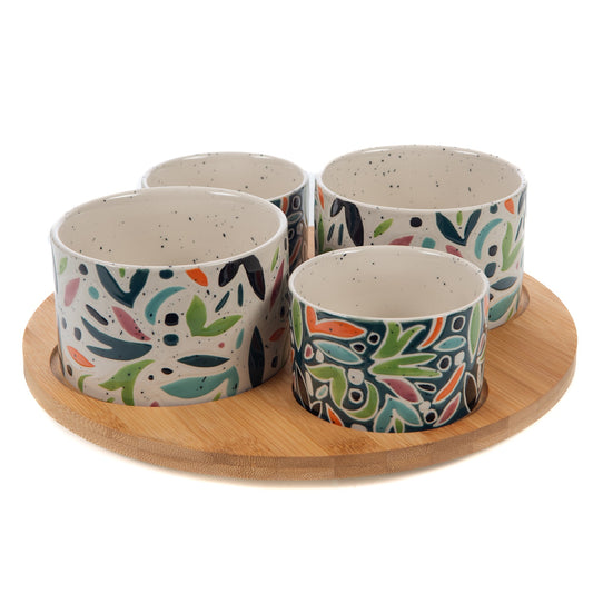 S5 SERVING AMALIA BOWLS WITH TRAY