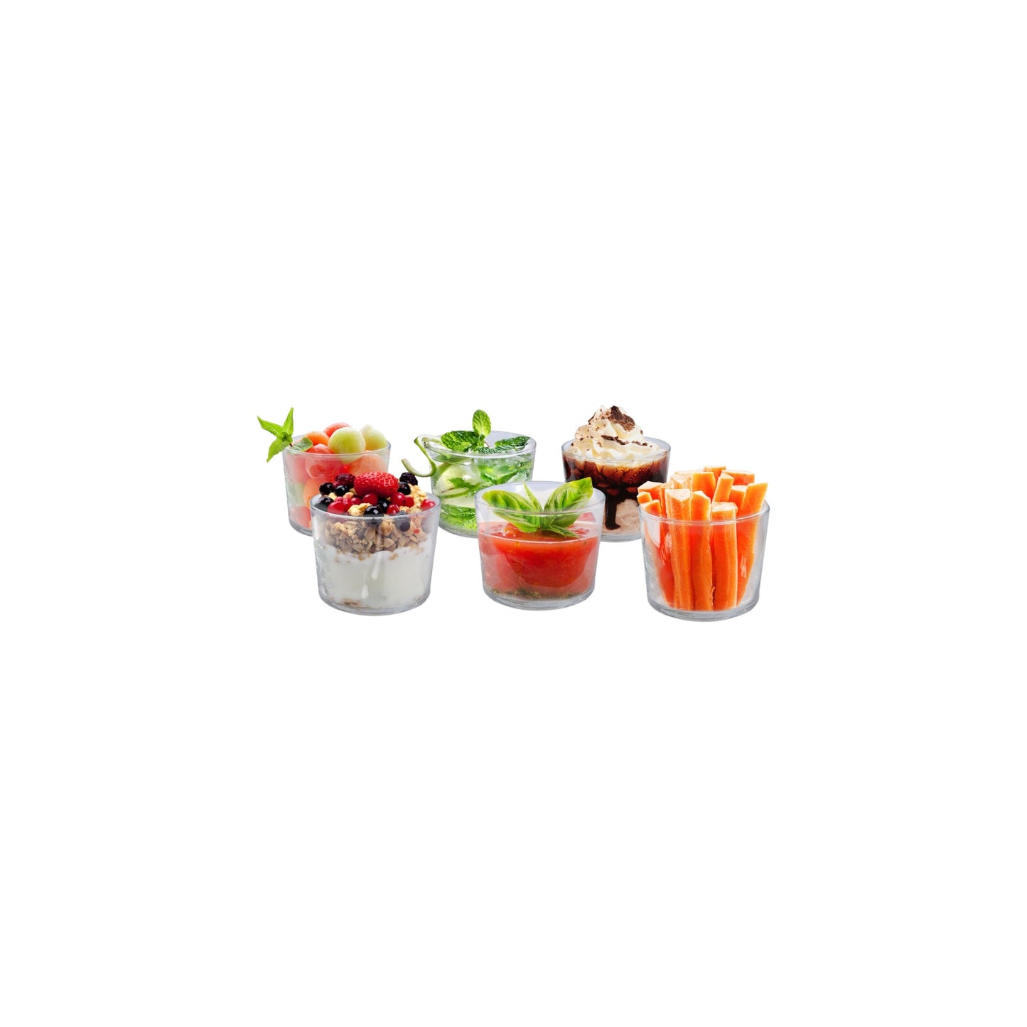 S6 BOWL GLASS D 8 CM