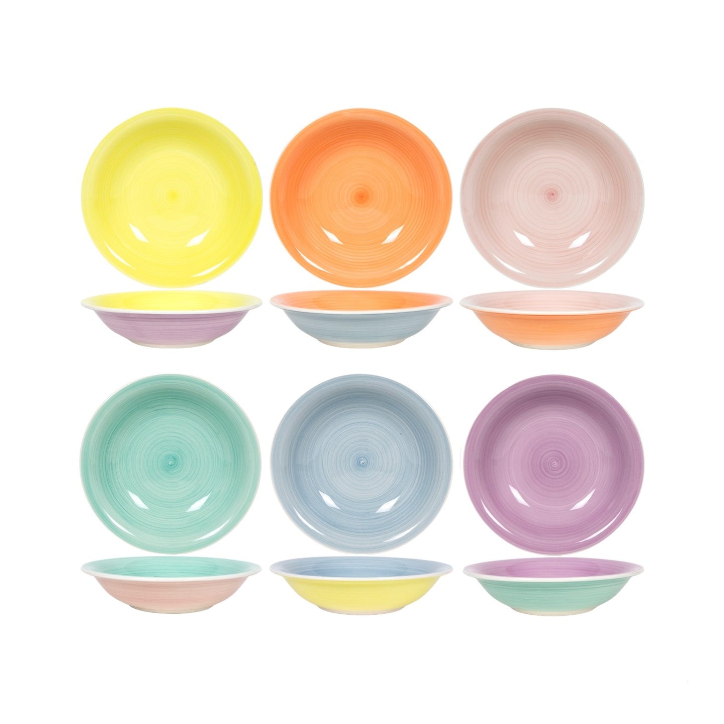 S6 SOUP PLATE PASTEL