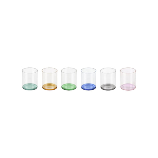 S6 TUMBLERS ASSORTED 35 CL