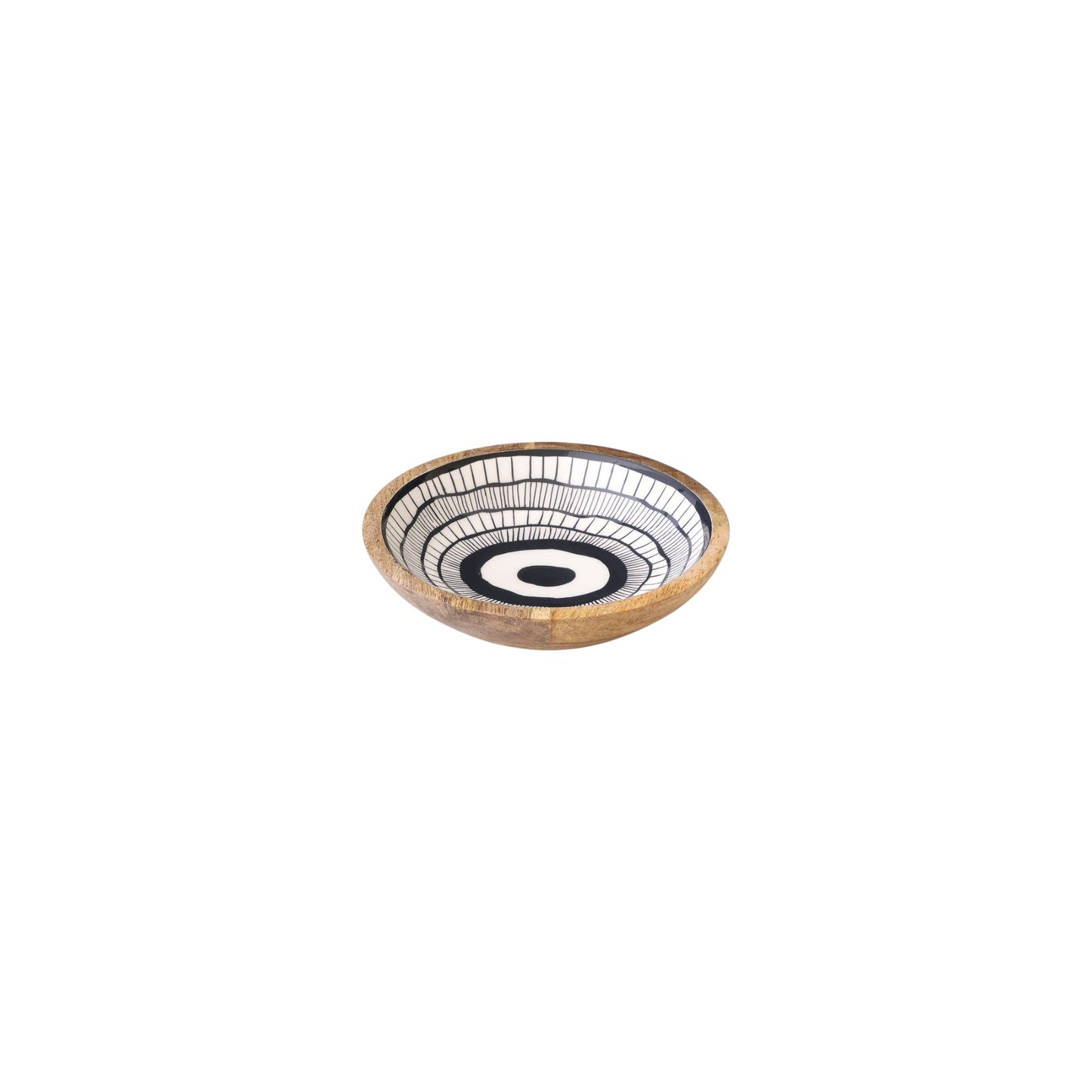 S6 BOWL ETHNIC WOOD NATURAL