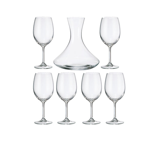 S7 FORUM WINE DECANTER 1500 ML WINE GLASS 590 ML X 6