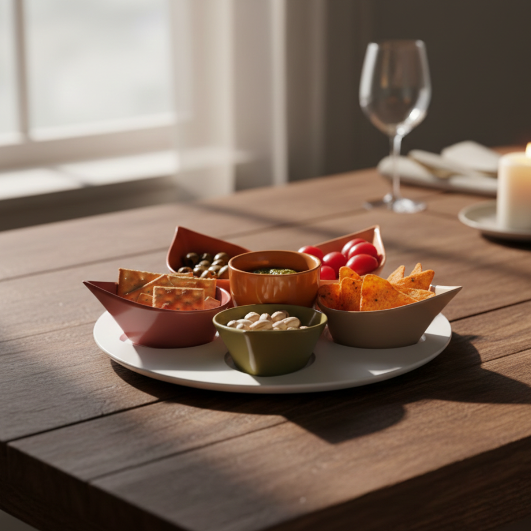 S7 SERVING BOWLS UDAIPUR WITH TRAY