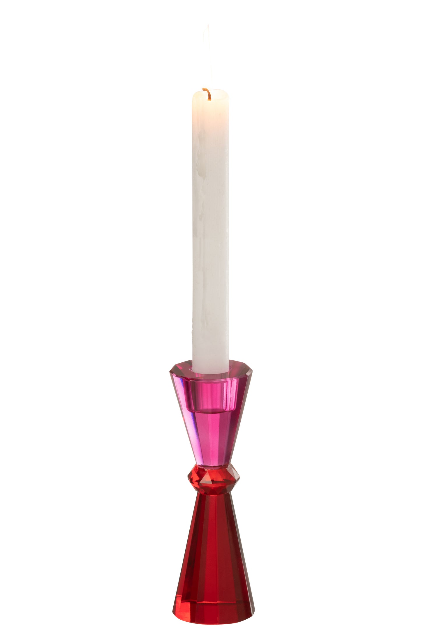 SANDGLASS CANDLE HOLDER CRYSTAL