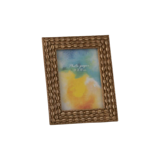 SHELL PHOTOFRAME 13 X 18 CM POLY BEIGE