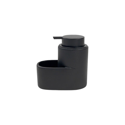 SOAP DISPENSER 13 X 8 CM BLACK CERAMIC