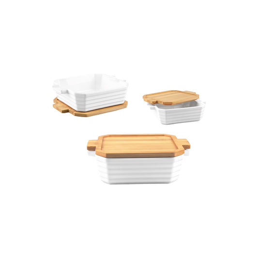 SQUARE BAKEWARE WITH LID