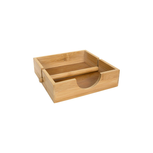 SQUARE NAPKIN HOLDER BAMBOO