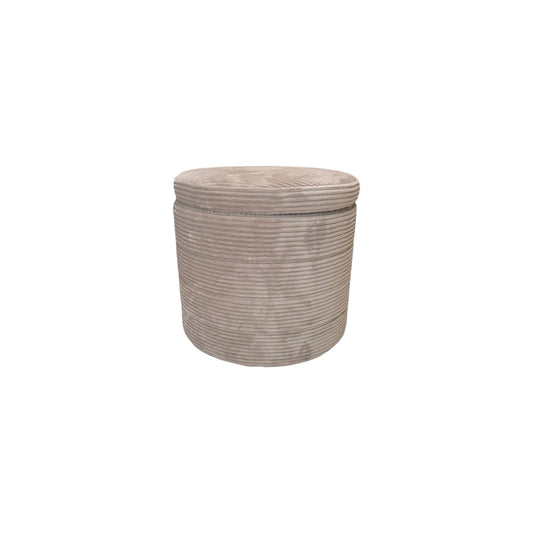 STORAGE POUF OFF WHITE