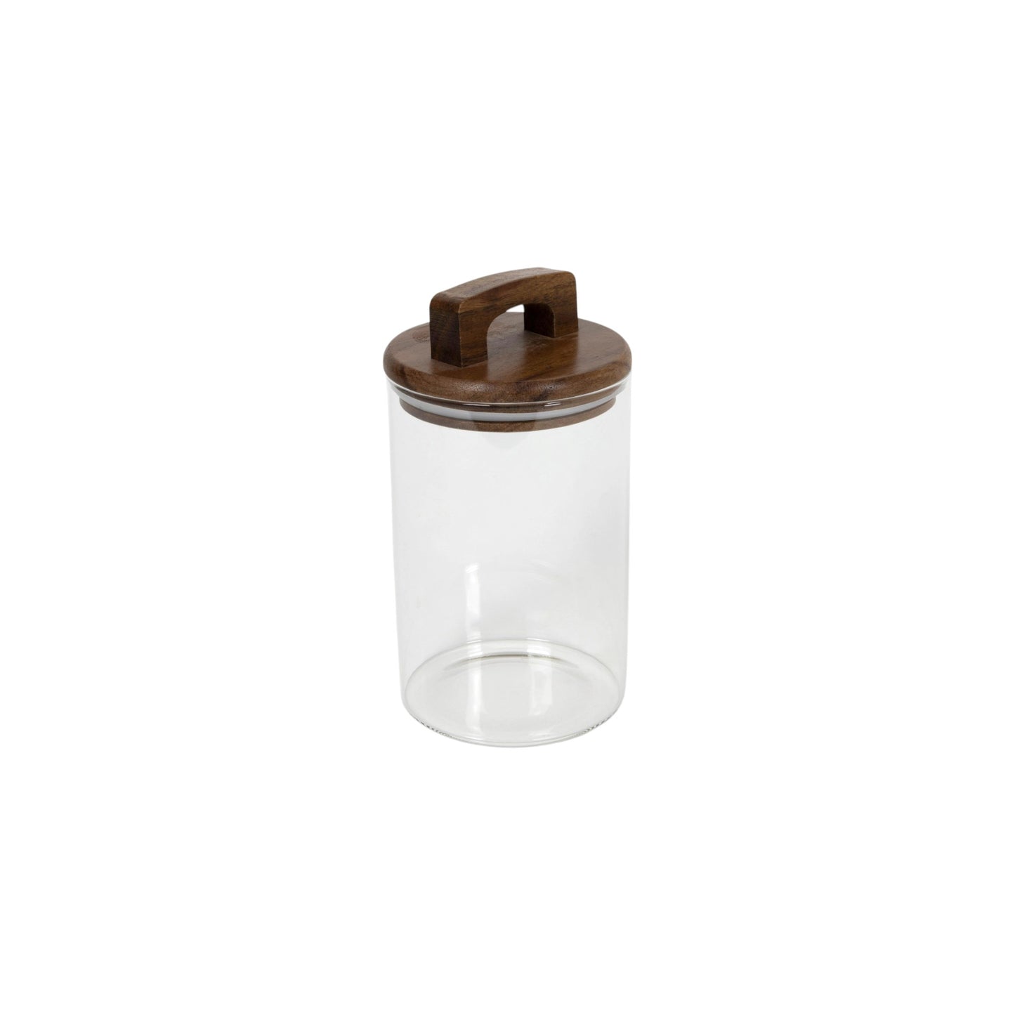 STORAGE JAR BOROSILICATE ACACIA