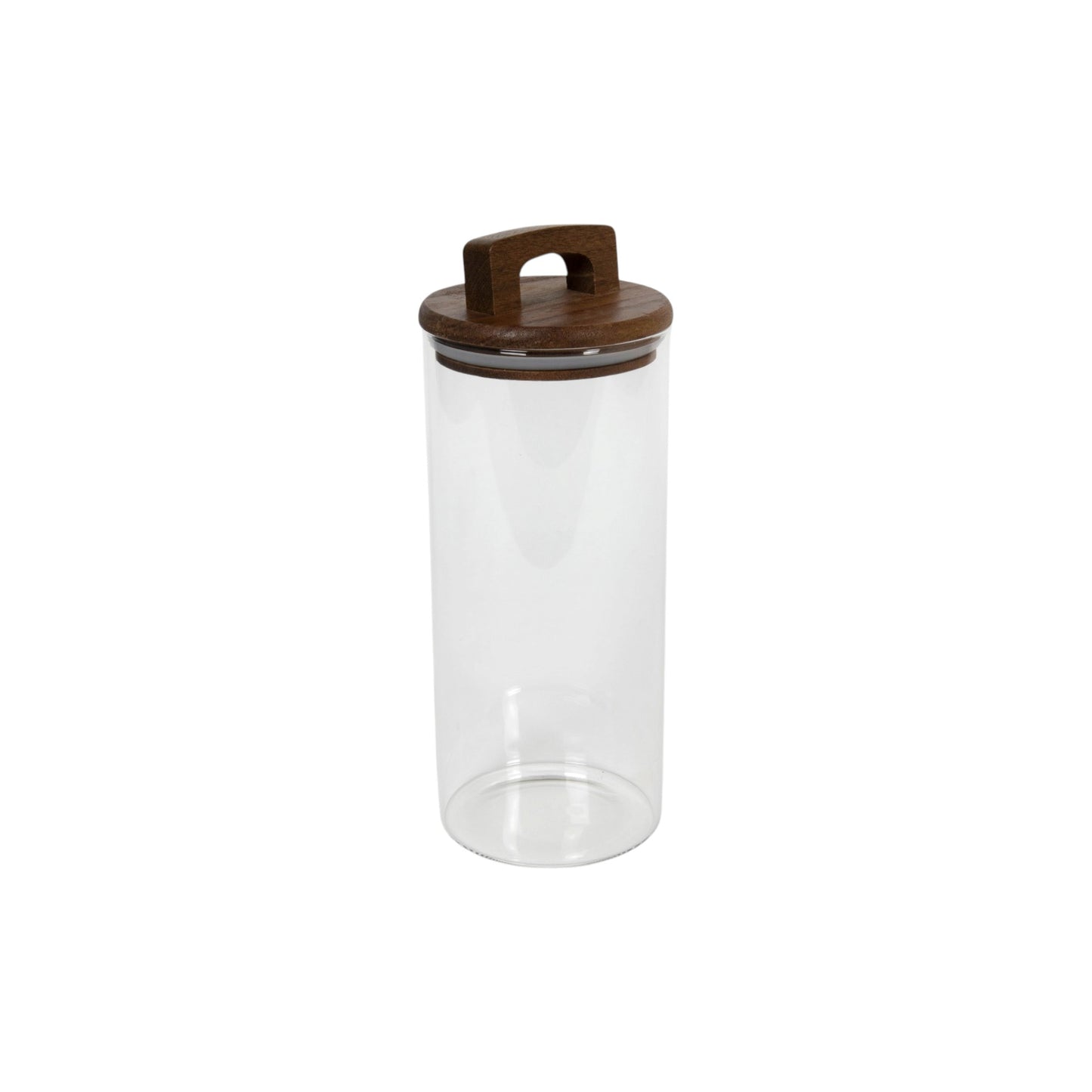 STORAGE JAR BOROSILICATE ACACIA