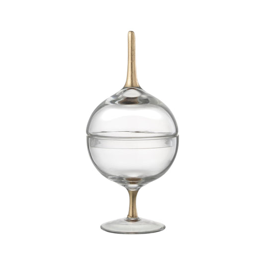 STORAGE JAR ON FOOT GLASS