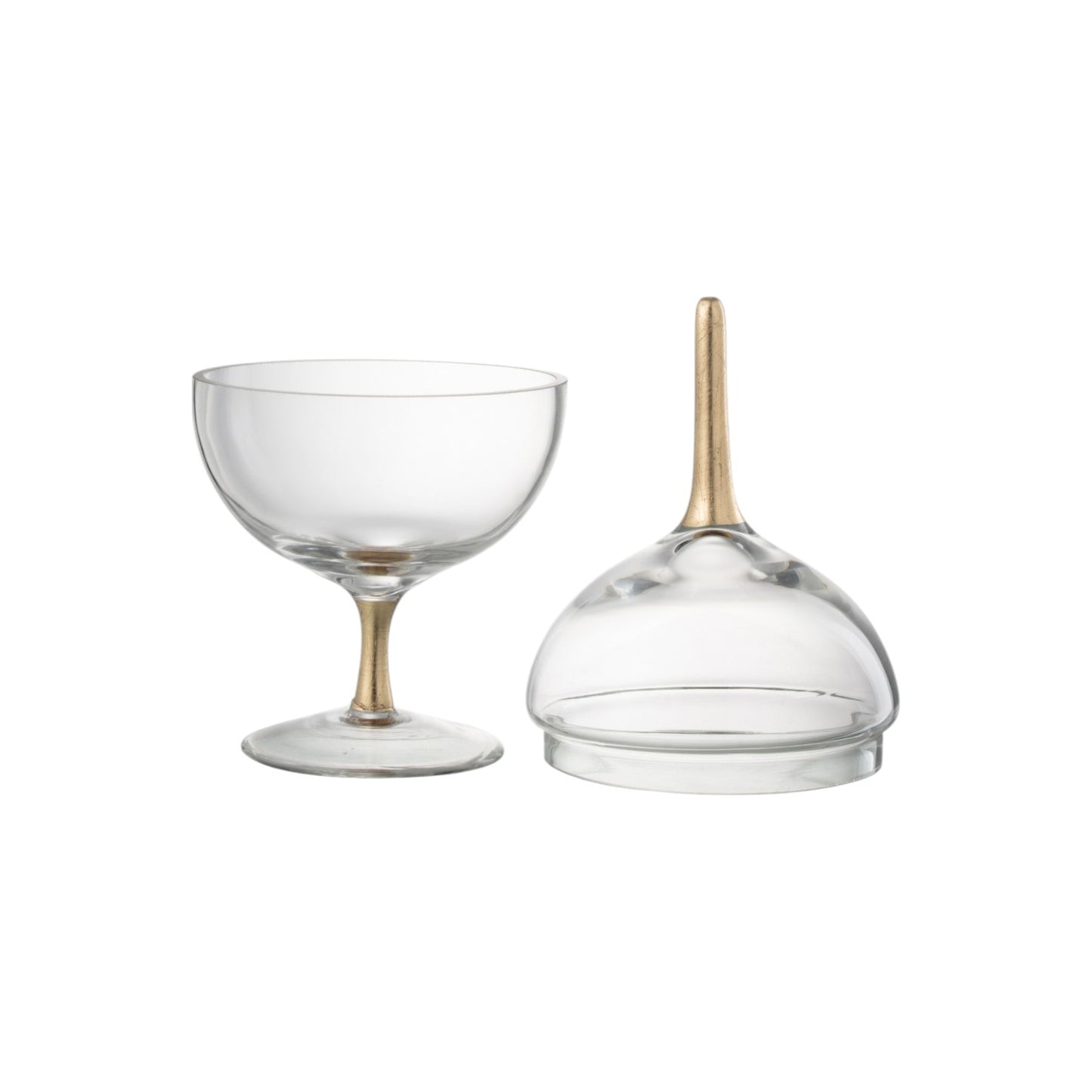 STORAGE JAR ON FOOT GLASS