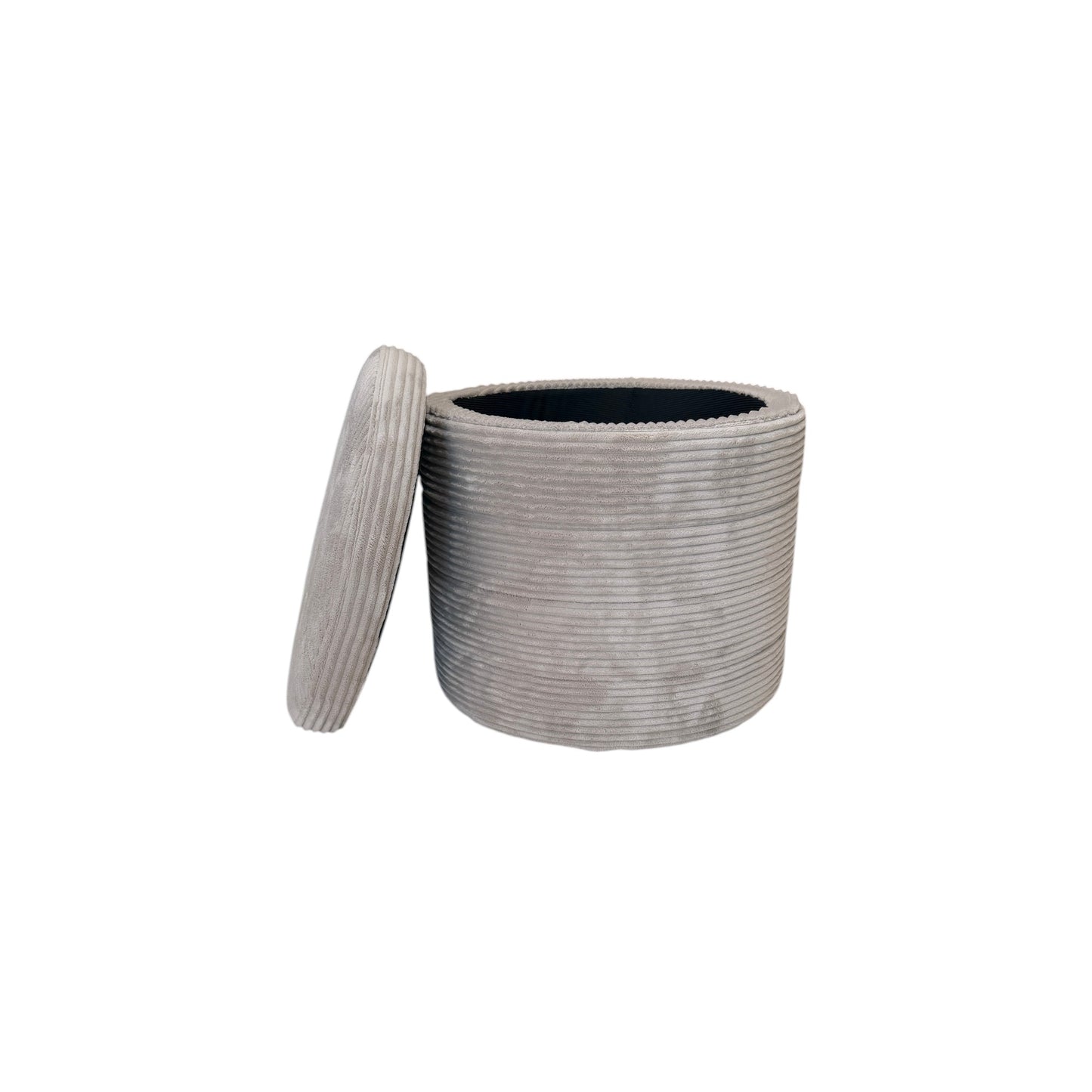 STORAGE POUF OFF WHITE