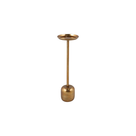 TABLE MARTINI ALUMINUM ANTIQUE GOLD