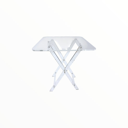 TABLE PLIANTE  8 MM TRANSPARENT