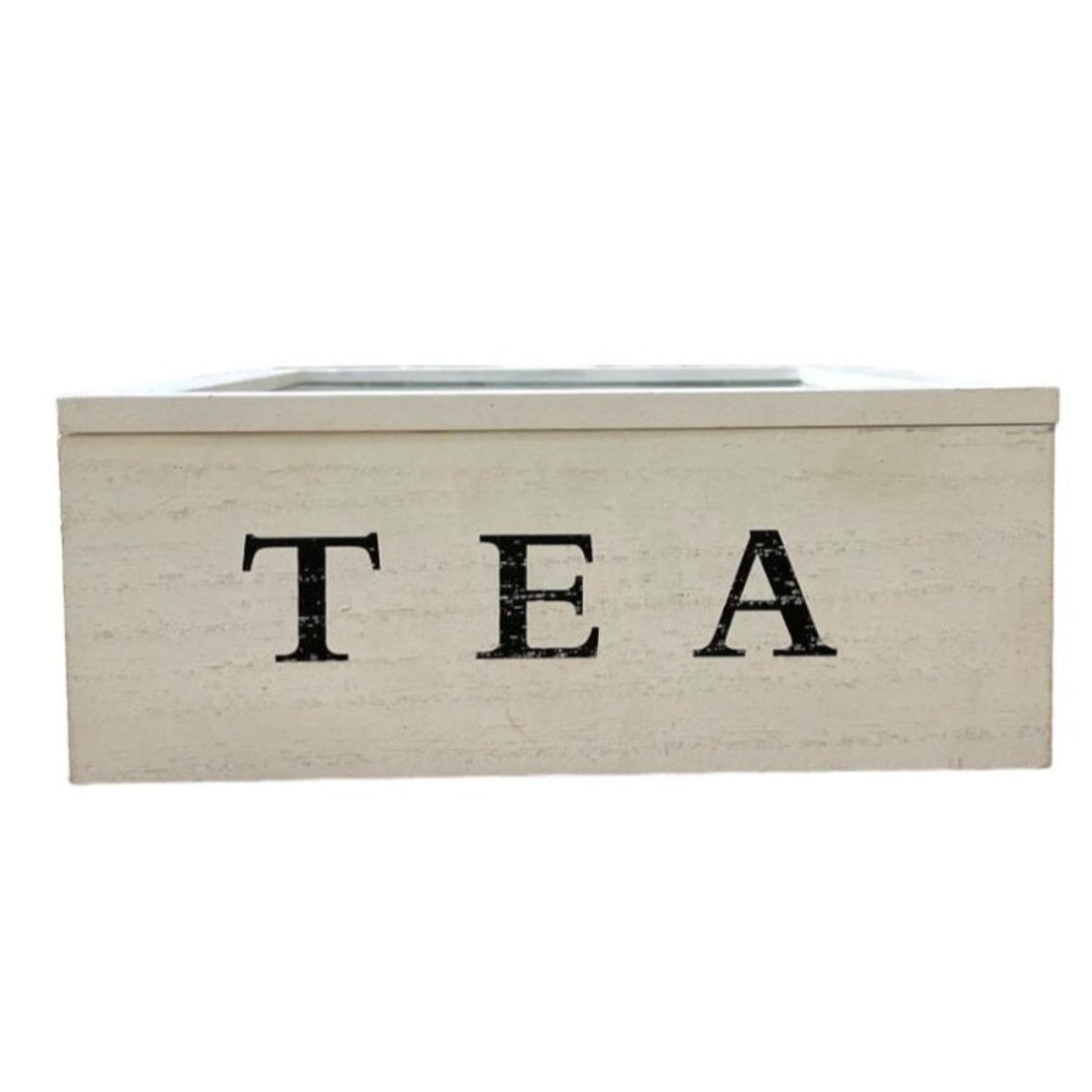 TEA BOX WOOD WITH 9 COMPARTMENTS