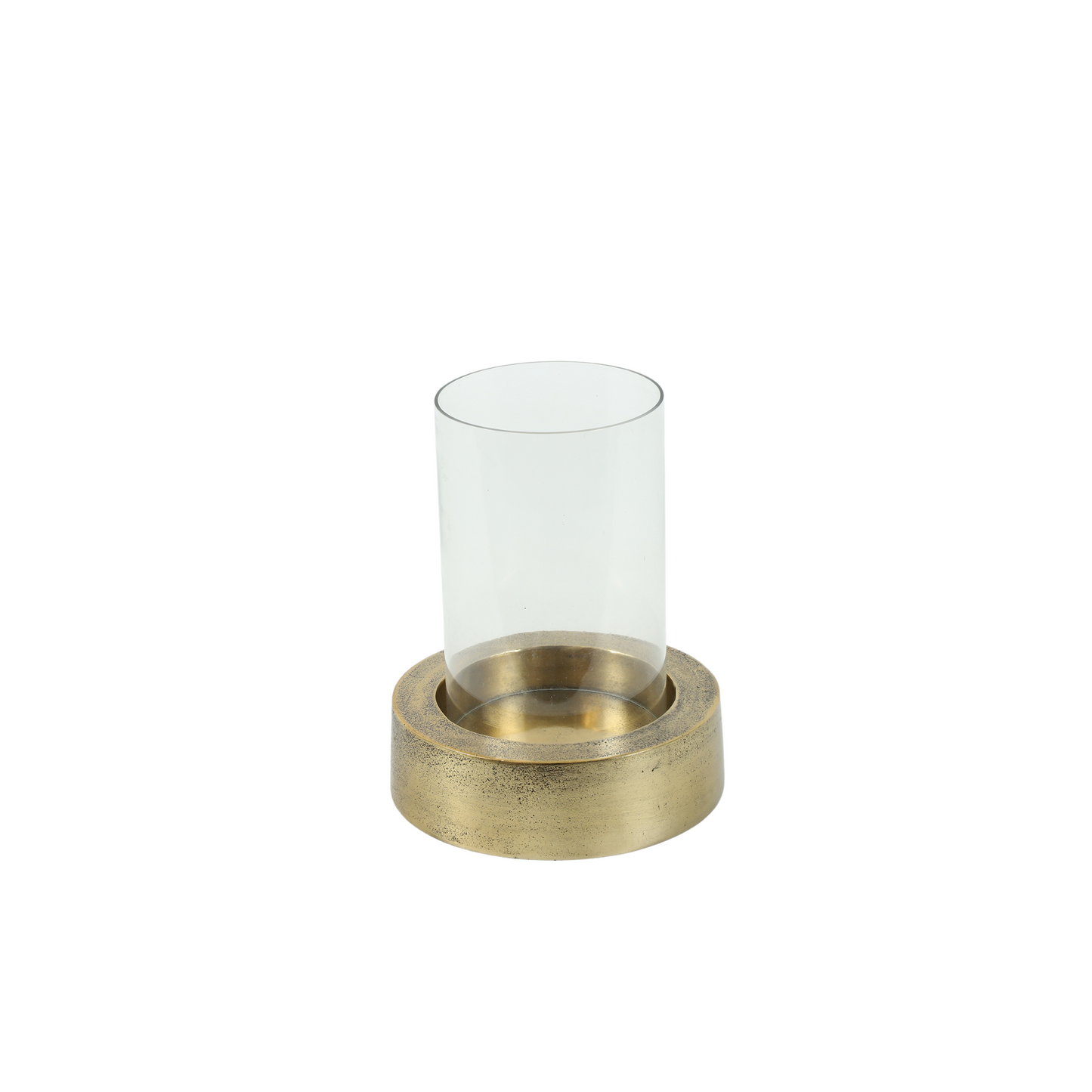 TEALIGHT CAVAN ROUND GOLD