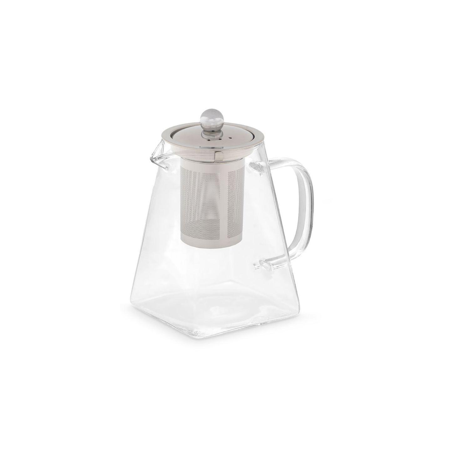 TEAPOT WITH STEEL FILTER AND HANDLE