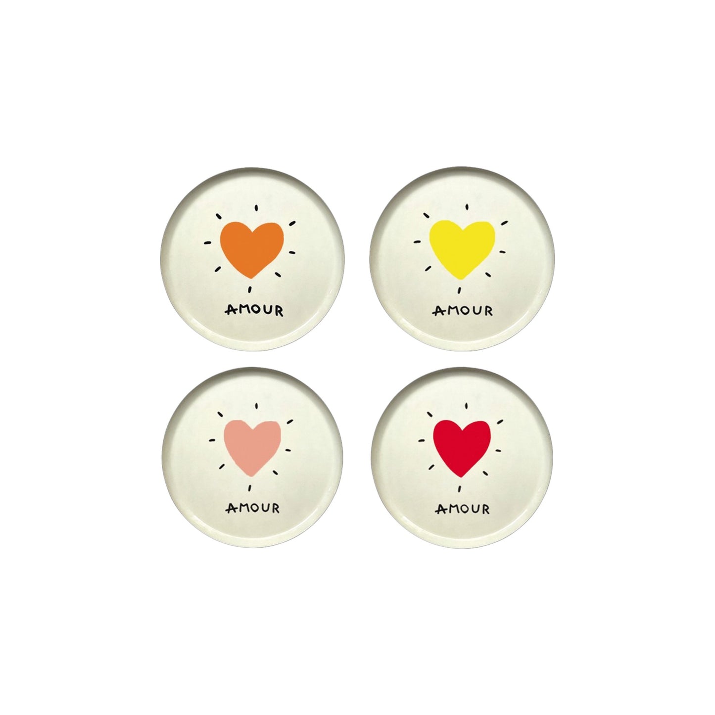 TRAY ROUND HEART