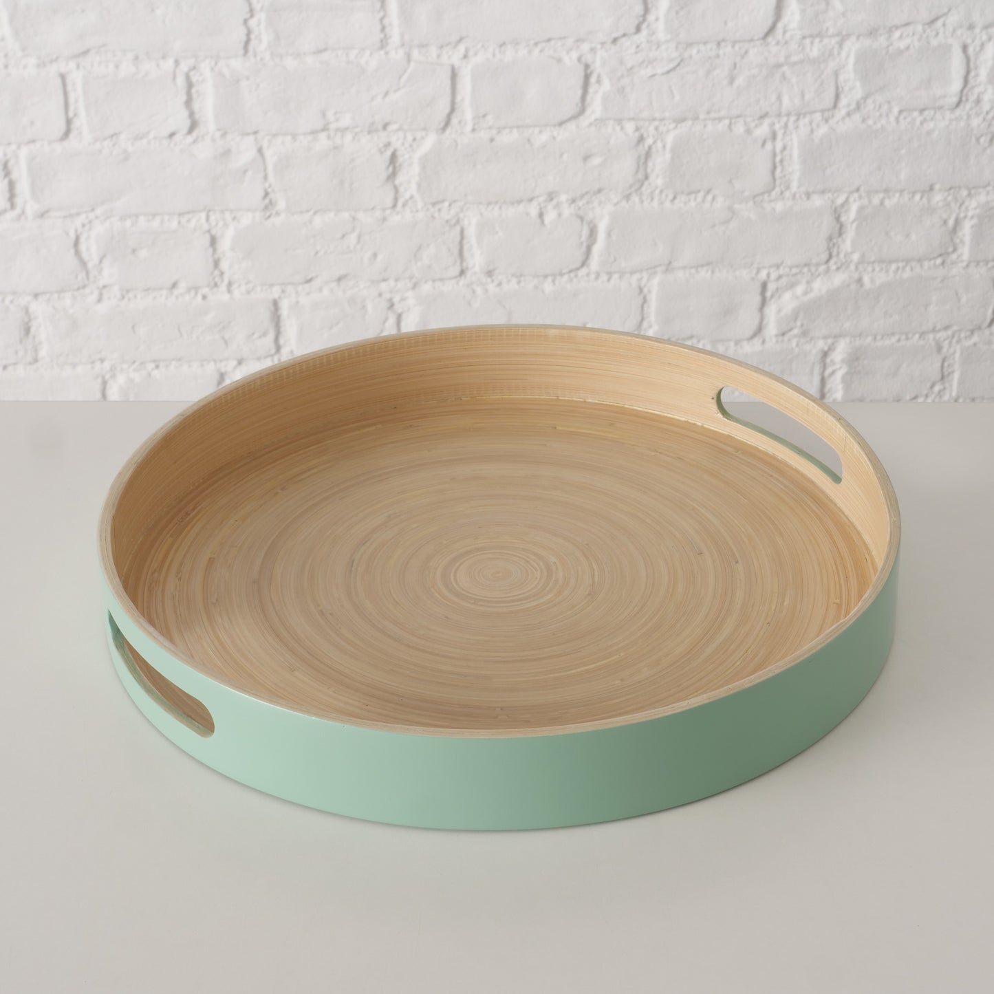 TRAY BAMBOO GREEN NATURAL