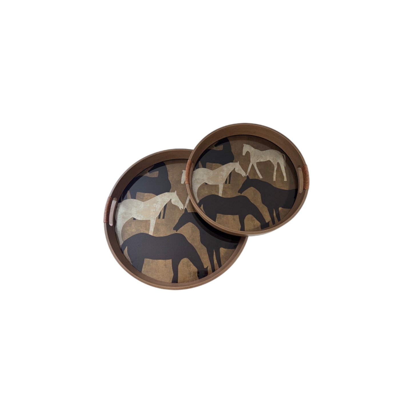 TRAY HORSES ROUND