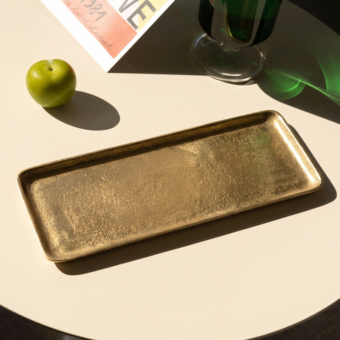 TRAY JULIETTE RECTANGLE GOLD