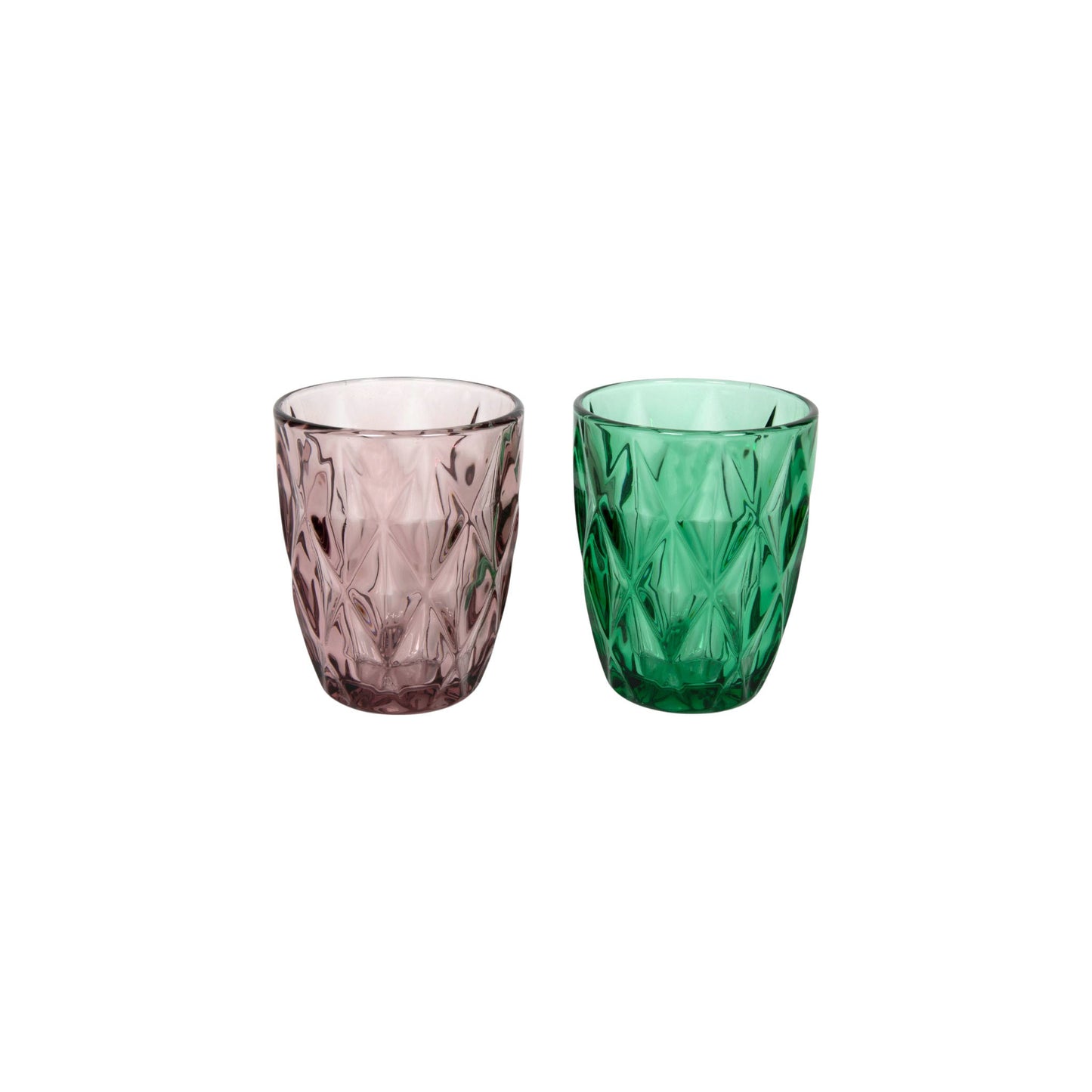 TUMBLER GLASS RELIEF 280 ML