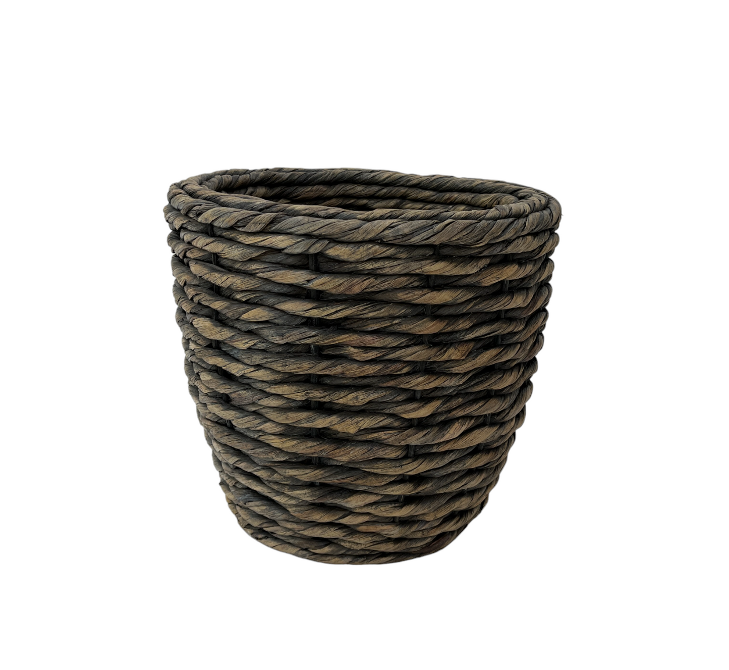 TWIST BAMBOO GREY WASH POT