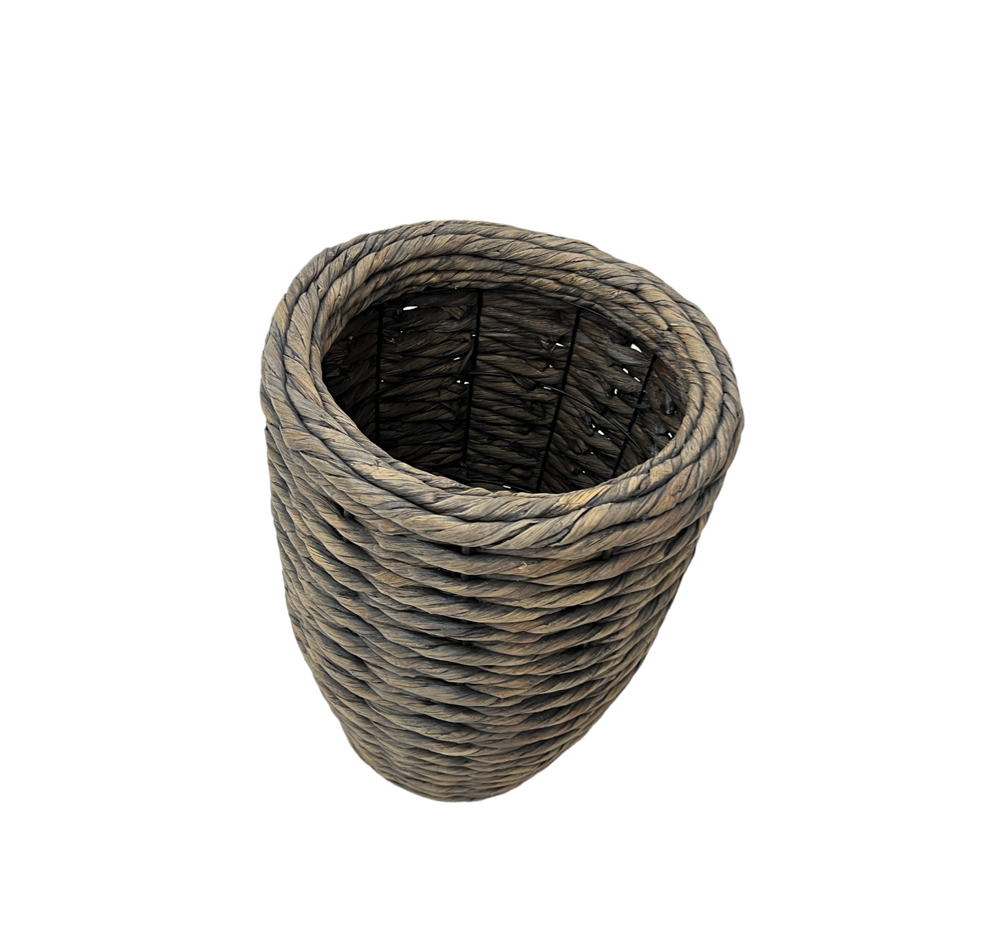 TWIST BAMBOO GREY WASH VASE