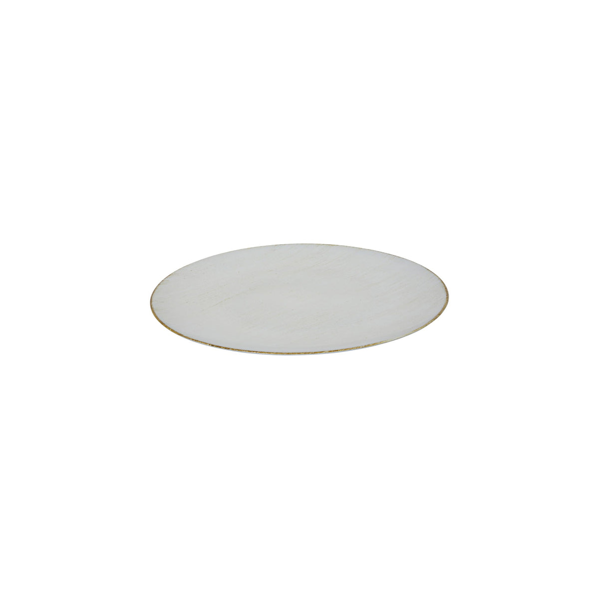 UNDER PLATE ANTIQUE WHITE D 40 CM