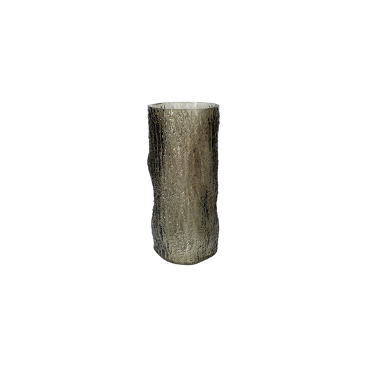 VASE TIMBER TAUPE H 32 CM