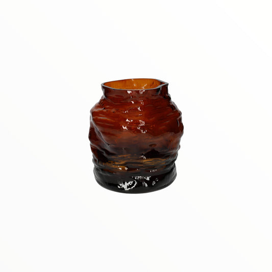VASE VALORA H 17 CM BROWN
