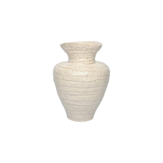 VASE OFFWHITE CERAMIC