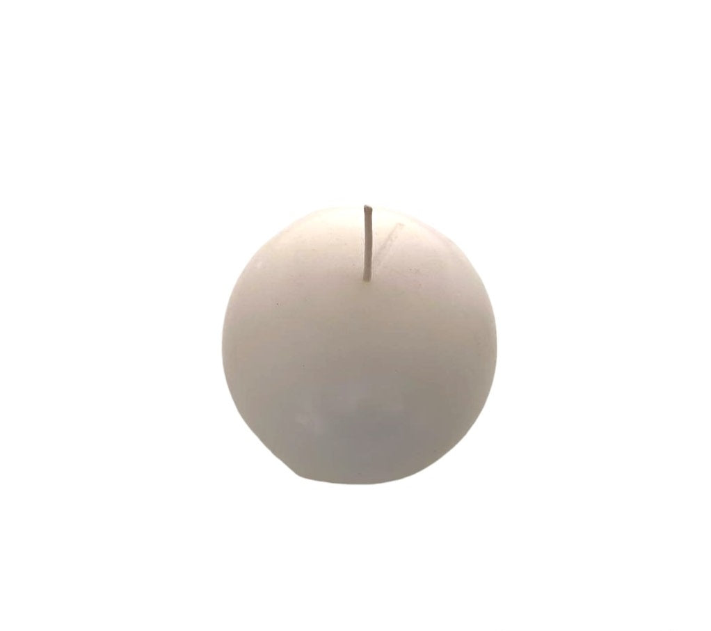 WHITE BALL CANDLE