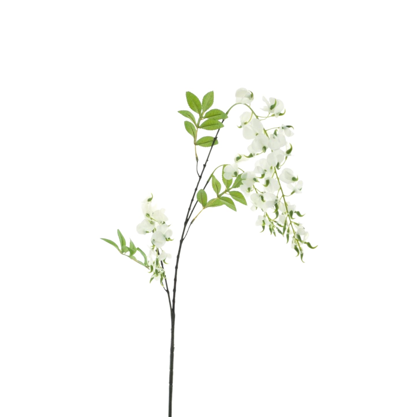 WISTERIA SPRAY WHITE 92 CM