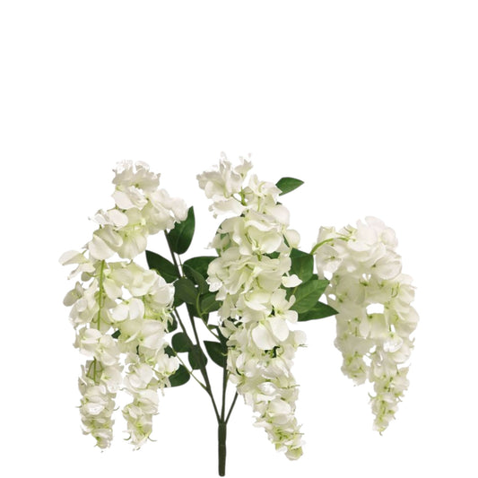 WISTERIA VAIANA BUNCH CREAM 77 CM